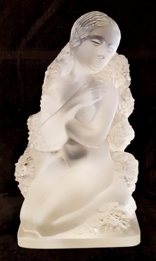 Lalique Statuette Hiver Surtout 4 Saisons Circa 1960 , Plus d'infos...