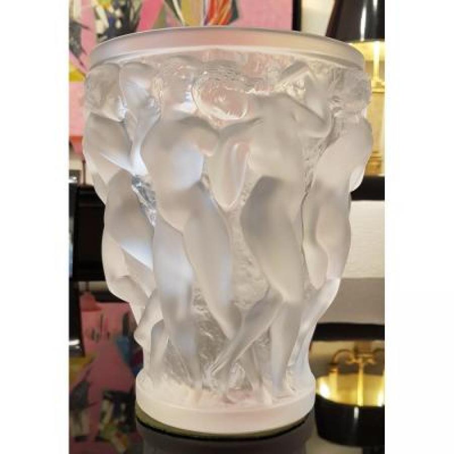 LALIQUE VASE BACCHANTES CRISTAL, Plus d'infos...