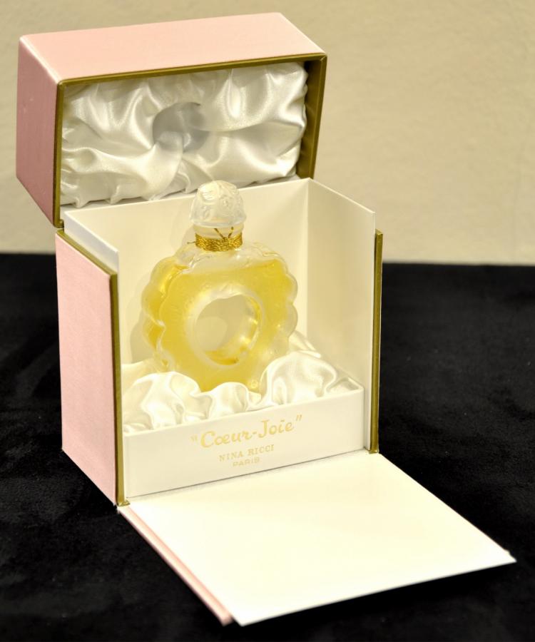 Nina Ricci Lalique Coeur Joie  Flacon à Parfum Circa 1960 , Plus d'infos...